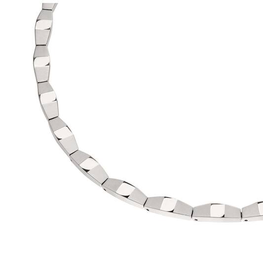 Colliers maillons - Titane - 45cm