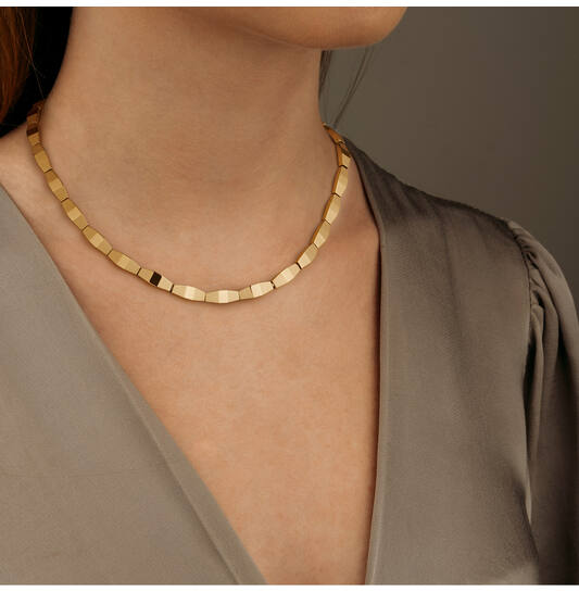  Schakelcollier - Titanium - 45cm