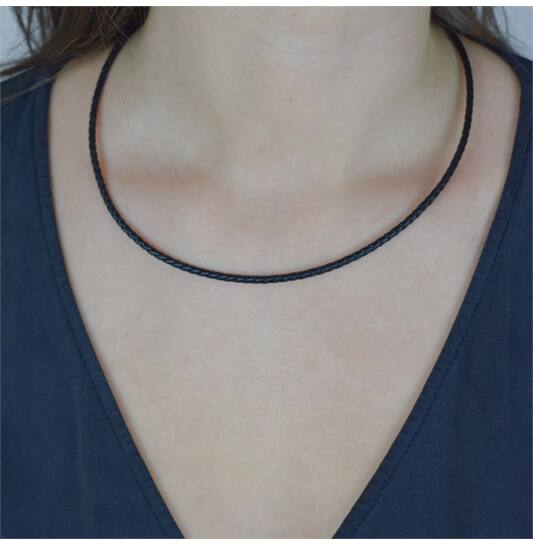  Länge Ketten - Leder - 45cm