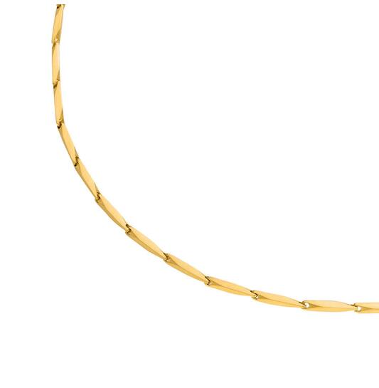  Colliers maillons - Titane - 44cm