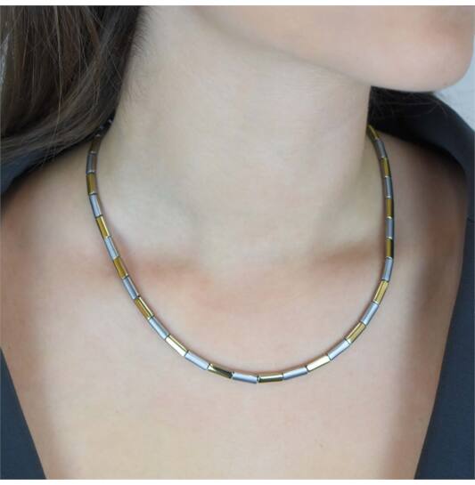  Collier - Titane - 45cm