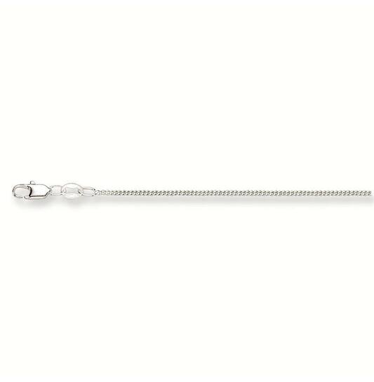  Kette ohne Anhänger - Gourmet - 1.2mm - 42cm - Silber - 2gr