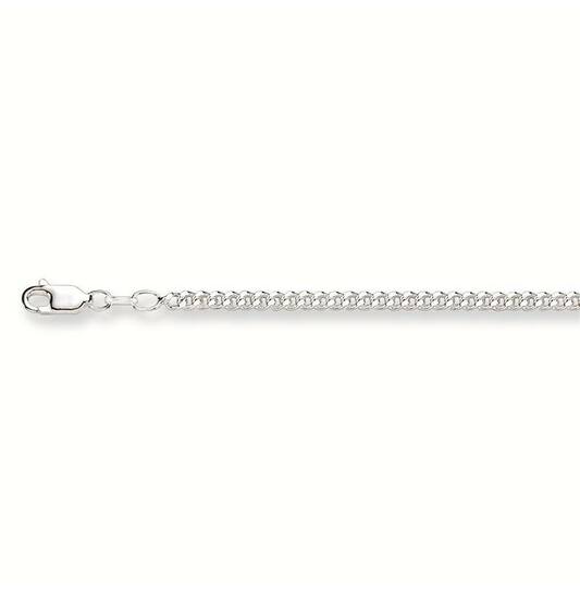  Länge Ketten - Gourmet - 3mm - 70cm - Silber - 12.2gr
