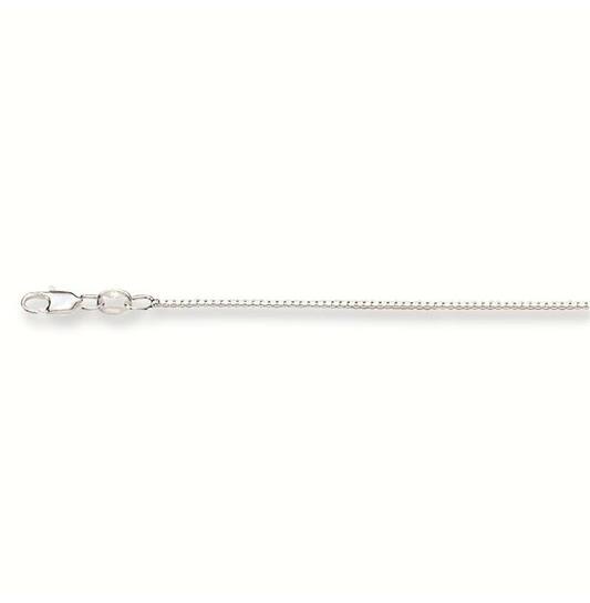  Kette ohne Anhänger - Venezianisch - 1mm - 35cm - Silber - 2.3gr