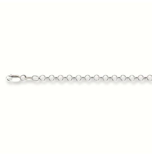  Länge Ketten - Jasseron - 3.5mm - 42cm - Silber - 6.9gr