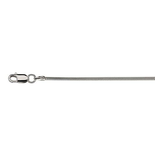  Collier sans pendentif - Serpent - 1.5mm - 42cm - Argent - 4.4gr