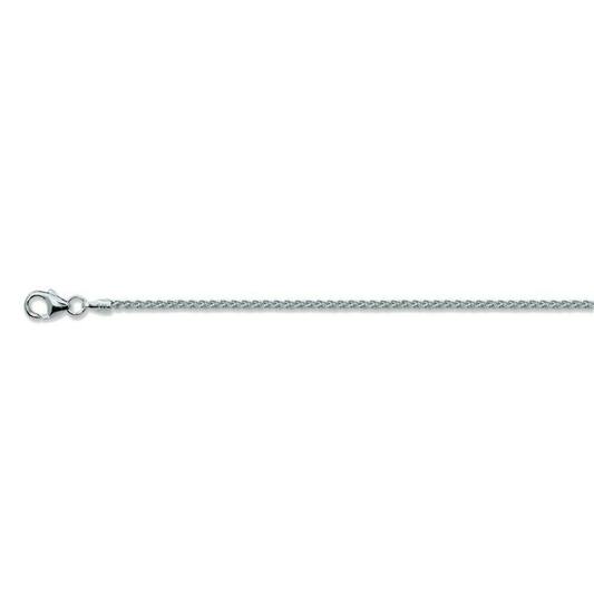  - Palmier, Foxtail - 1.5mm - 42cm - Silver - 3.7gr