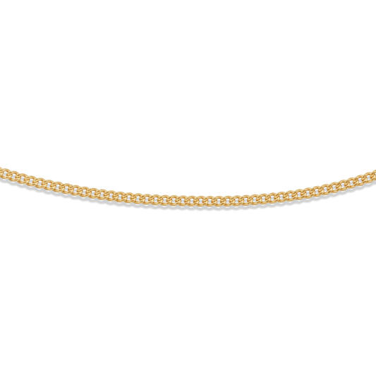  Schakelketting - Gourmet - 1.5mm - 50cm - Zilver verguld