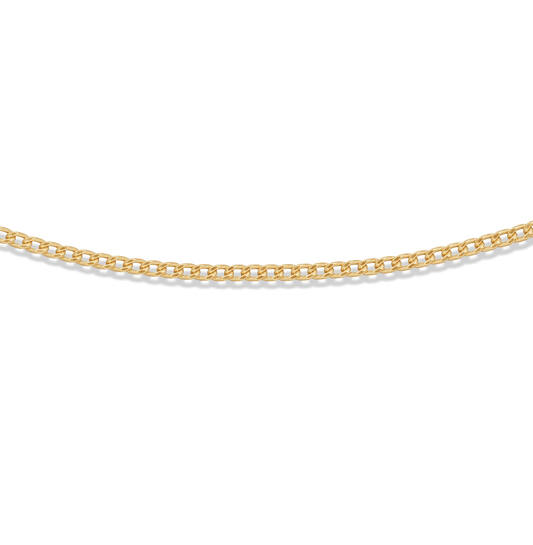  Gliederkette - Gourmet - 1.7mm - 50cm - Vergoldet