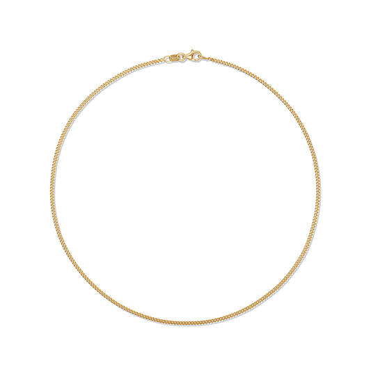  Gliederkette - Gourmet - 1.9mm - 42cm - Vergoldet