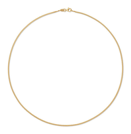  Link necklace - Gourmet - 1.9mm - 50cm - Goldplated