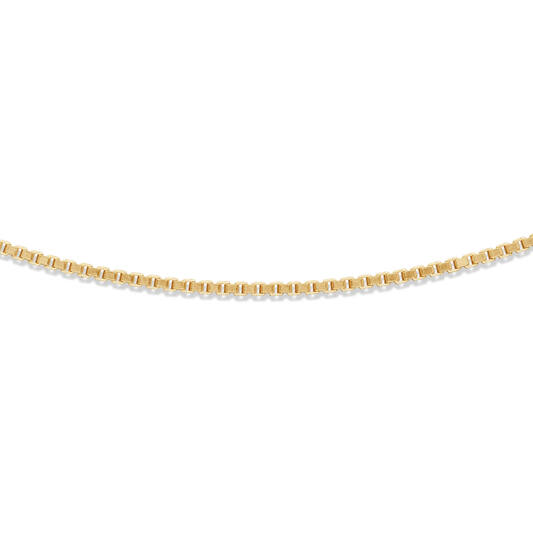  Gliederkette - Venezianisch - 1.1mm - 45cm - Vergoldet