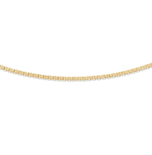  Schakelketting - Venetiaan - 1.7mm - 45cm - Zilver verguld