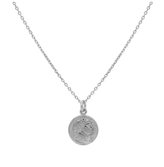  Kette - Munt - Anker - Silber - 42cm
