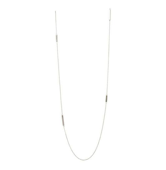  Chanel collier - Jasseron - Zilver - 71-100 cm