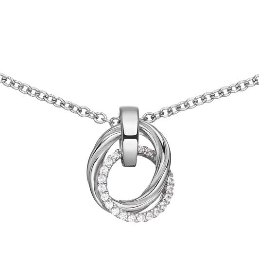  Collier - Rond - Ancre - Argent - 45cm