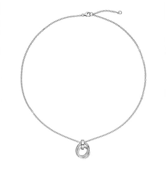 Collier - Rond - Ancre - Argent - 45cm