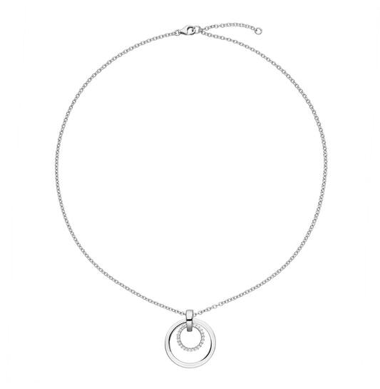  Collier - Rond - Ancre - Argent - 45cm