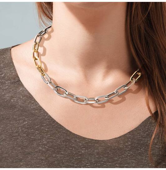  Kette - Anker - Silber - 50cm Chunky Chic - 