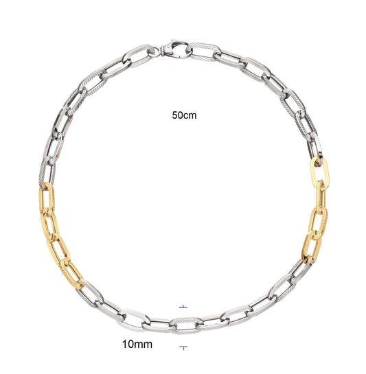  Kette - Anker - Silber - 50cm Chunky Chic - 