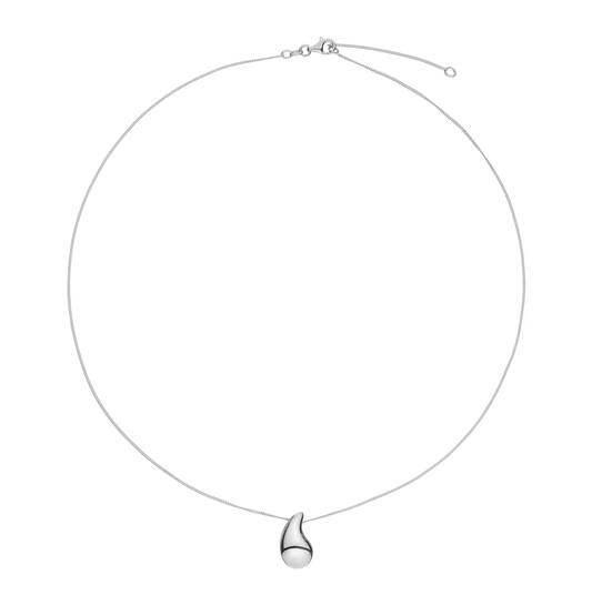  Collier - Druppel - Gourmet - Zilver - 60cm