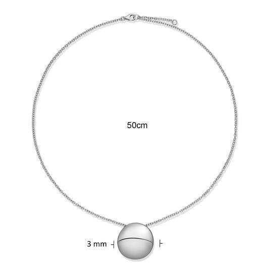  Collier - Rond - Argent - 50cm Chunky Chic - 
