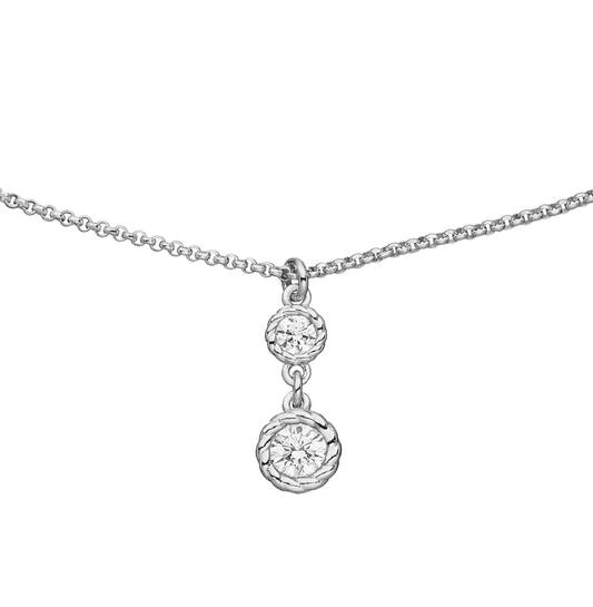  Collier - Rond - Ancre - Argent - 45cm