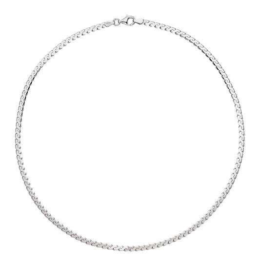  Kette - Fantasieglied - Silber - 45cm