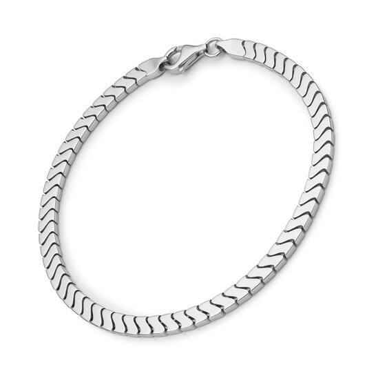  Collier - Fantasieschakel - Zilver - 45cm