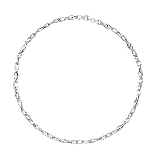  Link necklaces - Anchor - Silver - 45cm