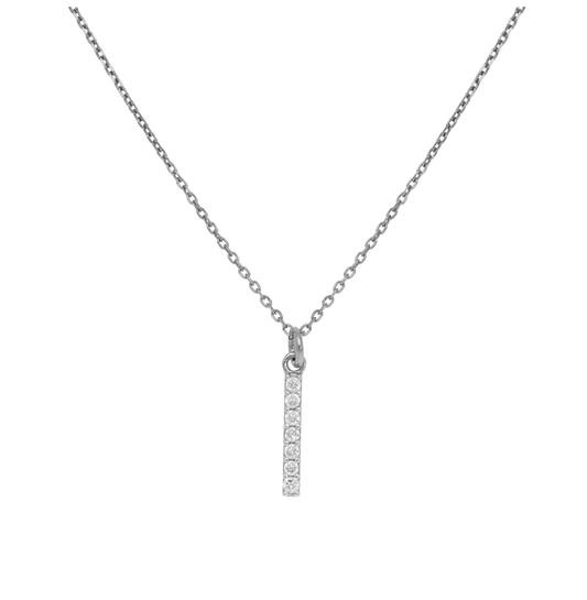  Necklaces with stone - Bar - Anchor - Silver - 42cm