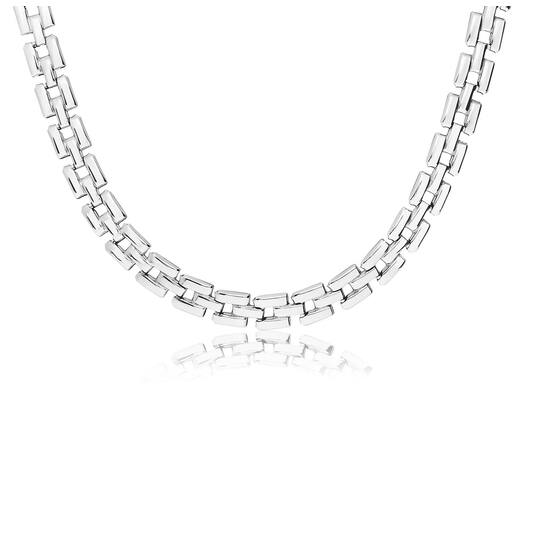  Gliederketten - Fantasieglied - Silber - 43cm