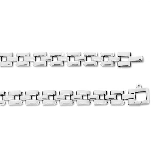  Gliederketten - Fantasieglied - Silber - 43cm