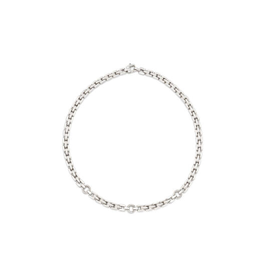  Gliederketten - Fantasieglied - Silber - 43cm