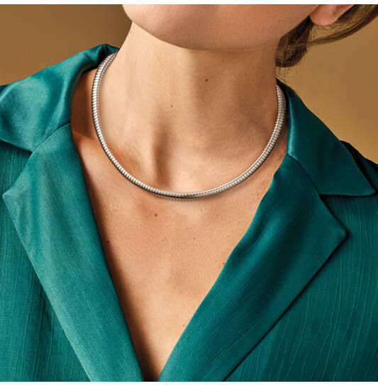  Colliers à pendentif - Argent - 45cm