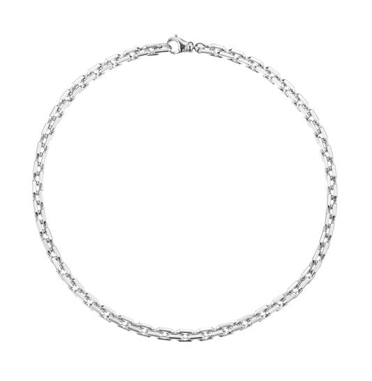  Colliers maillons - Argent - 45cm