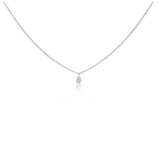  Halsketten mit Stein - Anker - Silber - 45cm