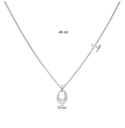  Collier - Zilver - 45cm