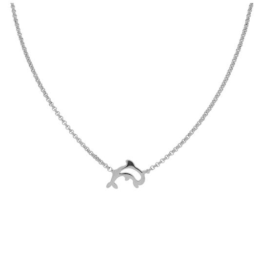  Collier - Dier - Zilver - 38cm