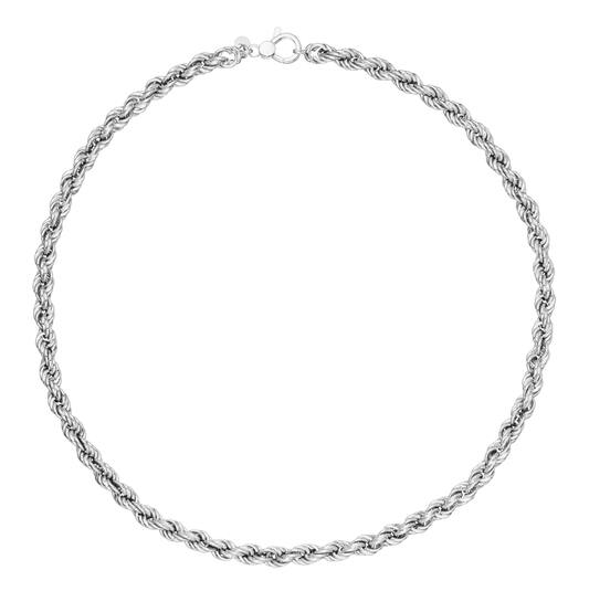  Colliers maillons - Rond - Cordon - Argent - 60cm