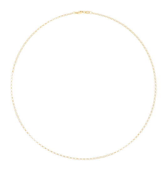  Link necklaces - Anchor - Goldplated - 45cm