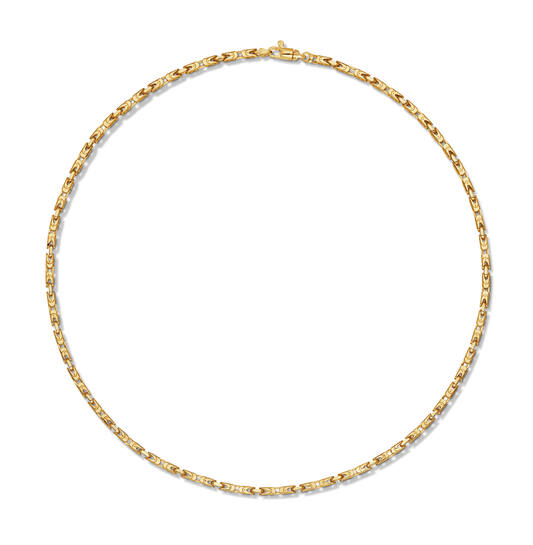  Schakelcollier - Koningsschakel - Zilver - 45cm
