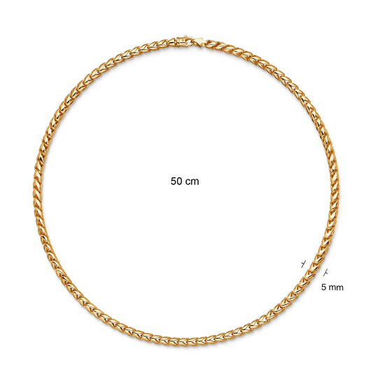  Schakelcollier - Fantasieschakel - Zilver - 50cm