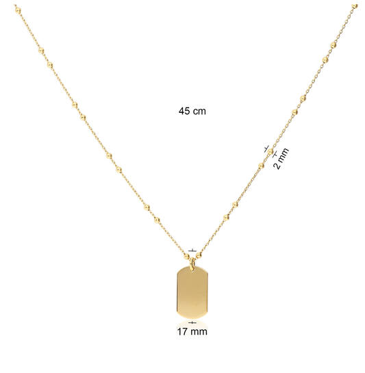  Collier - Zilver verguld