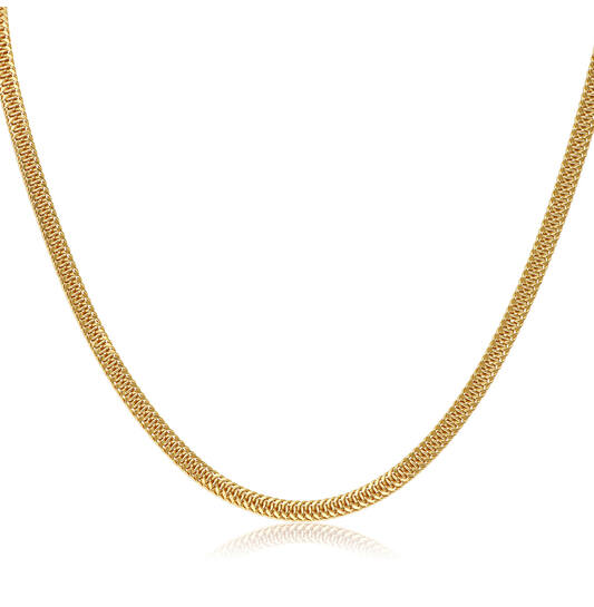  Necklaces with pendant - Gourmet - Goldplated - 45cm