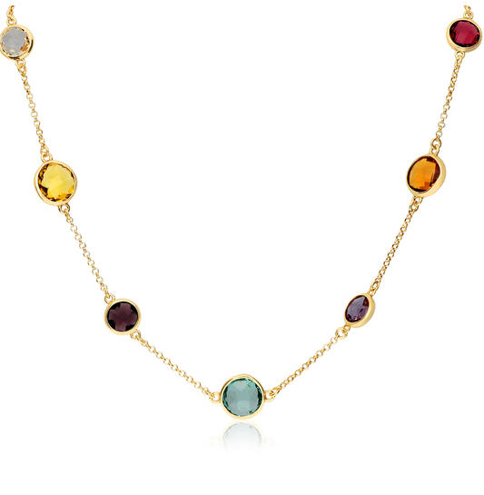  Necklace - Jasseron - Goldplated Colors from Nature - 