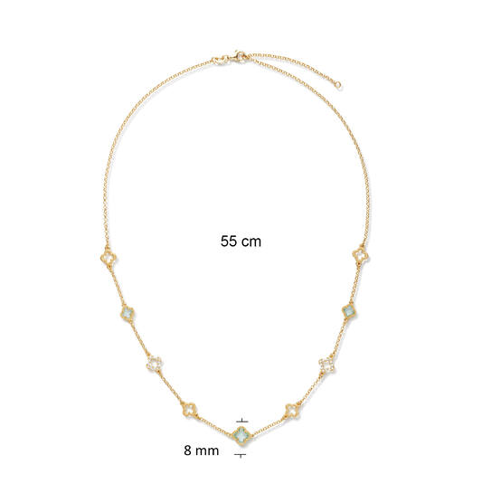  Colliers maillons - Ancre - Argent doré - 55cm Colors from Nature - 