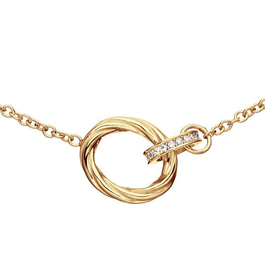  Collier - Anker - Zilver verguld - 45cm Chunky Chic - 