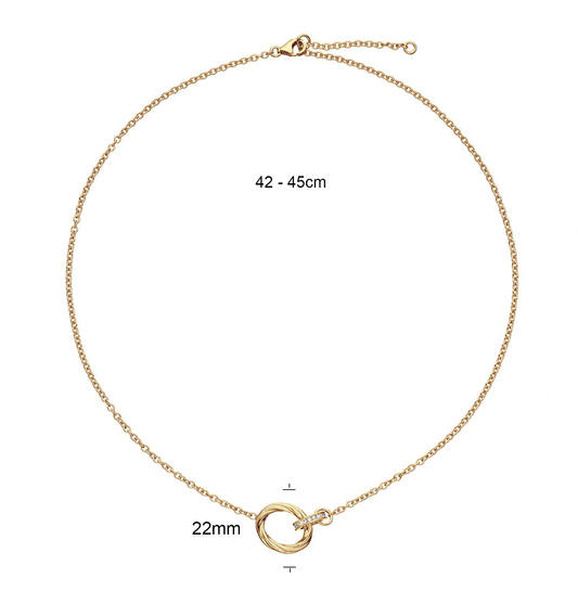  Kette - Anker - Vergoldet - 45cm Chunky Chic - 