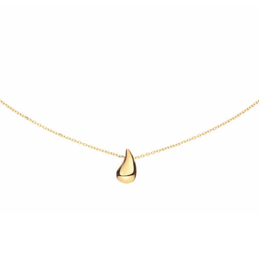  Collier - Druppel - Gourmet - Zilver verguld - 45cm